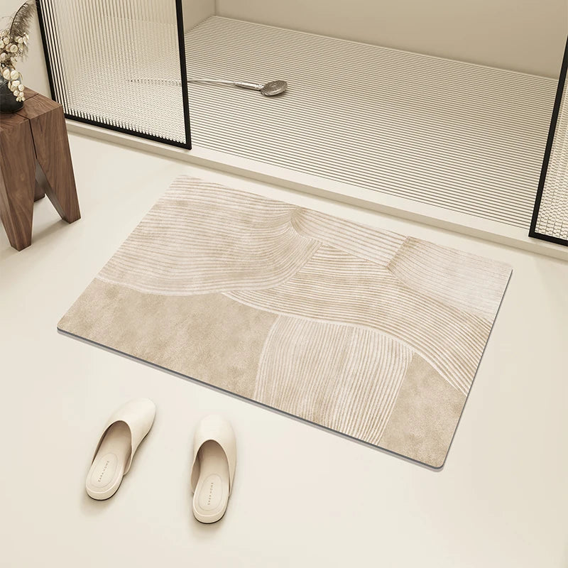 Bath Mat Diatom Mud Absorbent Floor Mats Anti-slip Entrance Doormat Bathroom Carpet Toilet Area Rugs 욕실 바닥 매트 Alfombra De Baño
