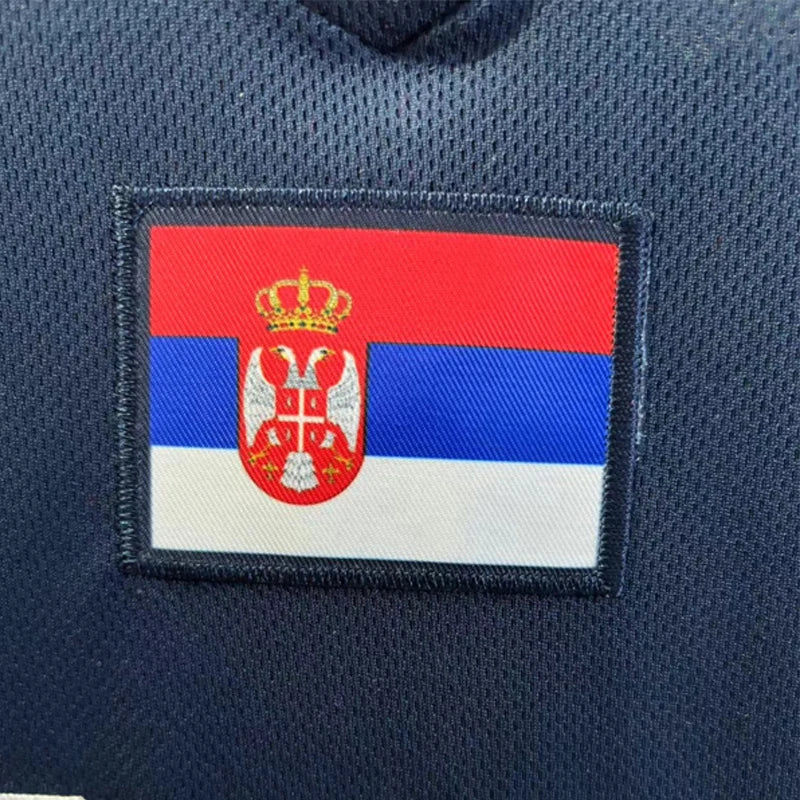Basketball jerseys 2024 Srbija 15 Jokic jersey Sewing embroidery Cheap High Quality Outdoor sportswear navy blue White fashion