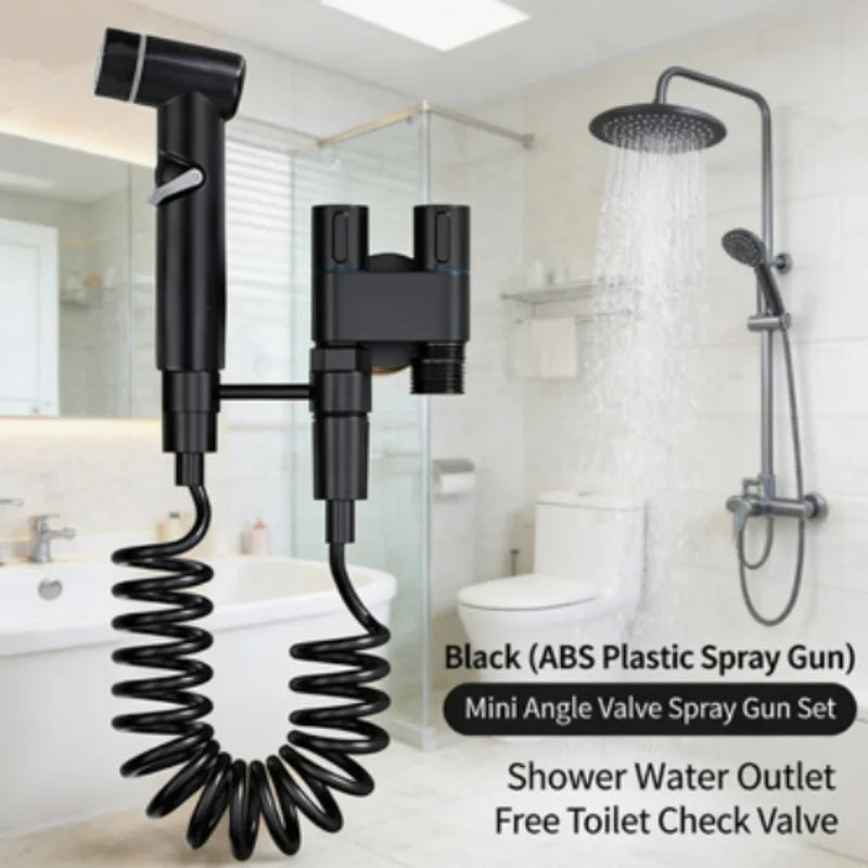 Homefish Hand Held High Pressure Toilet Spray With Dual Mode Nozzle Is Very Suitable For Bathroom Cleaning And Toilet Flushing