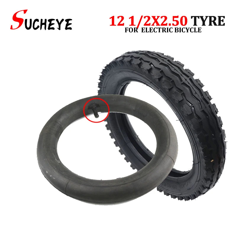 12.5 Inch 12 1/2x2.50 Tyre Electric Scooters12 Tire Tricycle Non-Pneumatic Solid Explosion-proof