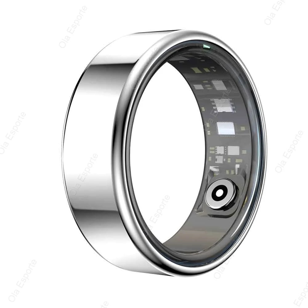 2026 New Smart Ring Men Women, Heart Rate Blood Oxygen and Sleep Monitor Smartring IP68 & 5ATM Waterproof, Multi-sport Mode Ring