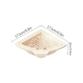 new Magnetic Silicone Sink Corner Rack Drain Strainer Basket For Kitchen, Storage For Trash Food Waste Fruits Vegetables