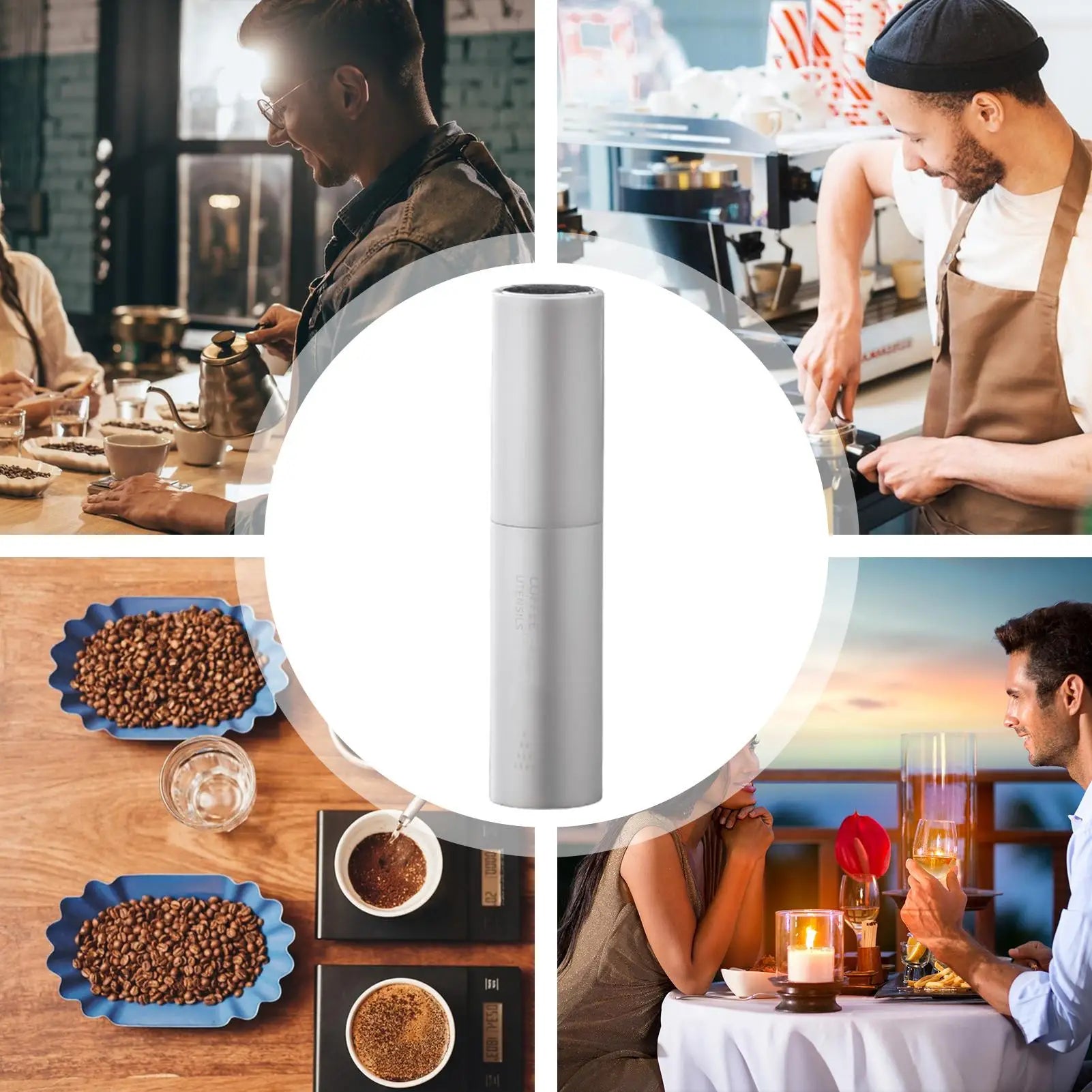 10ml Coffee Bean Spray Bottle Espresso Spray Bottle Portable Small Refillable Sprayer For Reducing Coffee Power Static