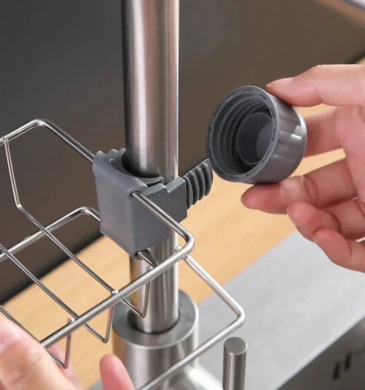 1/2Pcs Stainless Steel Sink Drain Rack Storage Faucet Holder Soap Drainer Towel Rack Shelf Organizer Kitchen Accessories Kitchen