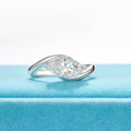 High Quality Marquise AAAA Zirconia Ring - Gold Solitaire Engagement Ring - Elegant Promise Ring for Women