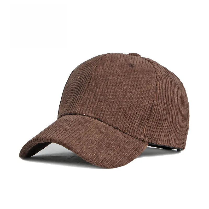 Fashion Baseball Caps For Men Women Autumn Winter Solid Retro Snapback Hip Hop Hat Unisex Street Adjustable Sun Visor Caps