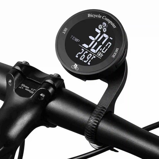 Bike Computer LED Backlight Multifunction Round Wireless Cycle Computer Cycling Odometer Waterproof Bike Computer