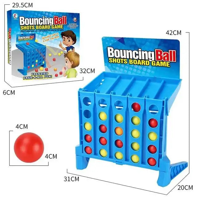 Bouncing Ball Shots Board Game Parent-child Interaction Table Game Toddler Toss Ball Toys Children's Gifts Boys Girls Party Game