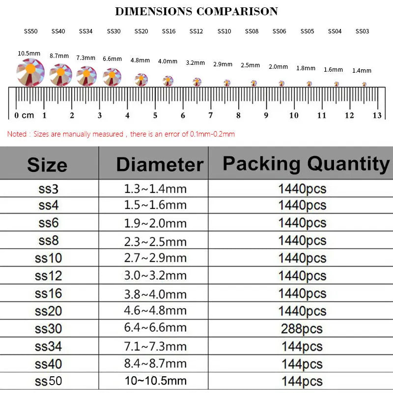 High Quality Glass Clear Hotfix Rhinestone  SS4-SS30 Hot Fix Rhinestones for Clothes Decorations DIY Wedding Dress Rhinestones