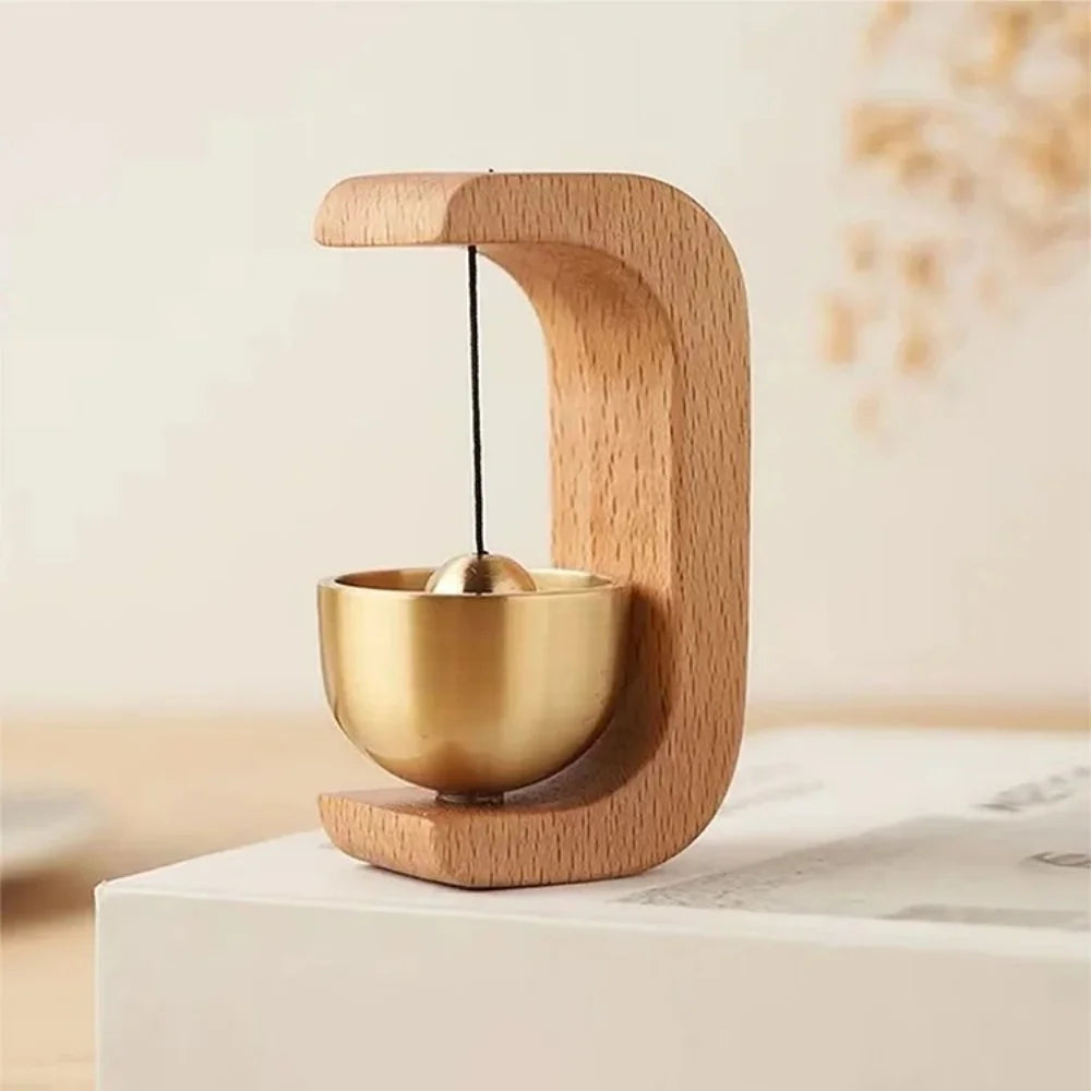 1pcs Magnetic Wind-bell Simple Doorbell Magnetic Inhalation Home Wind-bell Remind Bell Home Car Decoration Merry Christmas Gifts