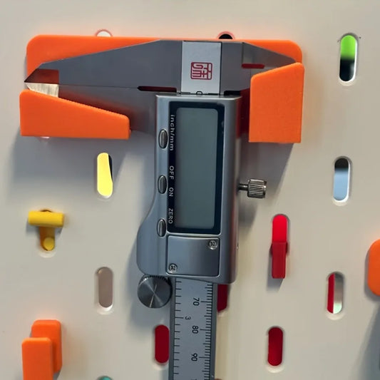Tool Organizer Wall Mount-No Assembly Needed with Measurement Markings - Garage Workshop Storage Rack for Tape Measure