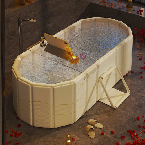 1PC large foldable non inflatable bathtub, portable bathtub, suitable for indoor and home courtyard bathtubs
