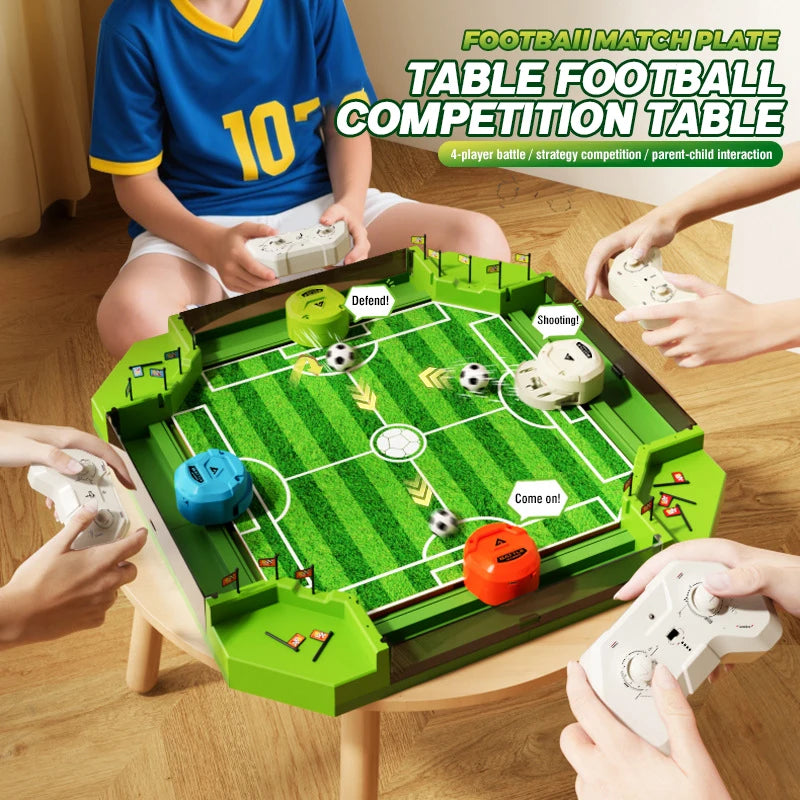 Soccer Tables Football Arcade Game for 4 Players Fun Table Game Kids Adults Family Gatherings Home Use with Points System Toys