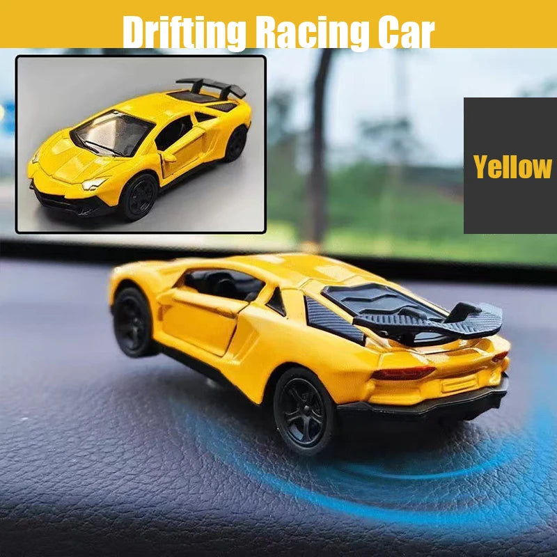 Drifting Moving cool car ornaments dashboard interior accessories inside decor items model vehicle fun van auto decorations men