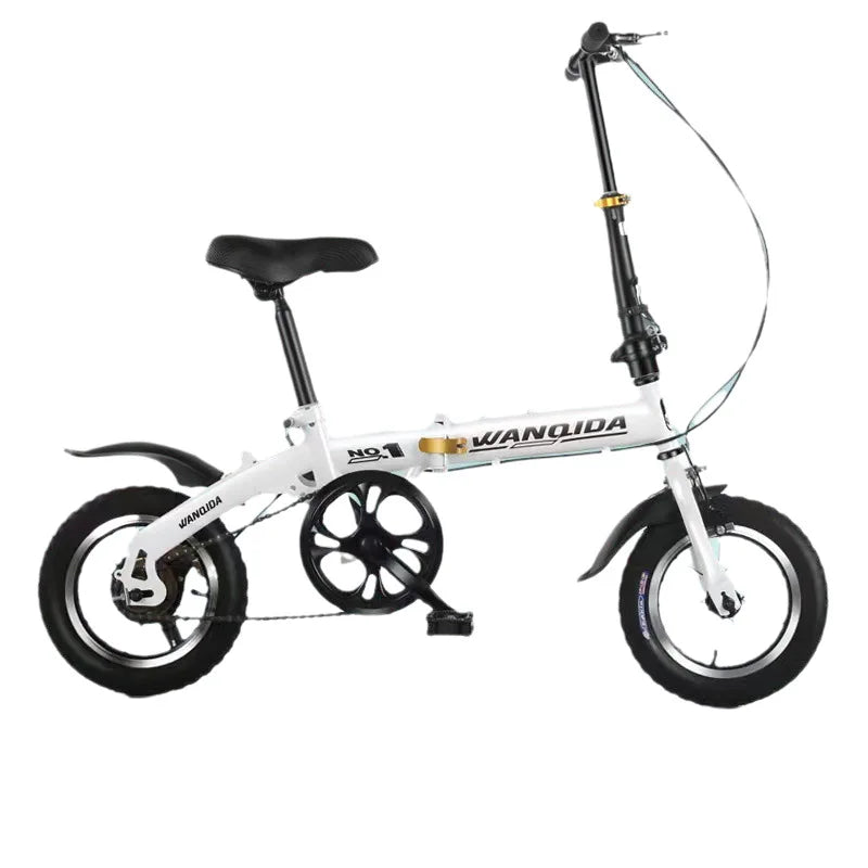 Cycling City Mini Folding Bicycle 14 Small Bike For Male And Female Students Portable Ultra Light Transmission Disc Brakes