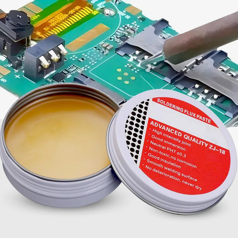 30g/50g/100g Solder Paste Rosin Flux No Clean for Electronics - Lead-free Welding Flux for Circuit Boards & Iron Repair