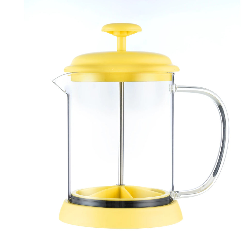 Icafilas 600ML French Press Coffee/tea Brewer Coffee Pot Coffee Maker Kettle Glass Thermos indoor ,Home office Coffee Drinkware