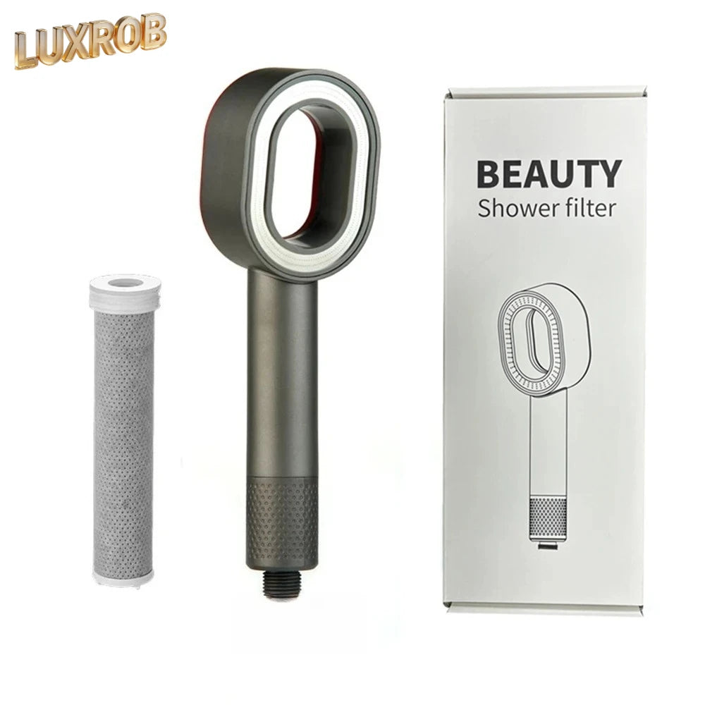 Filter Shower Head High Pressure Beauty Rain Showerhead Filtration Impurities Purification Filtered Water Bathroom Accessories