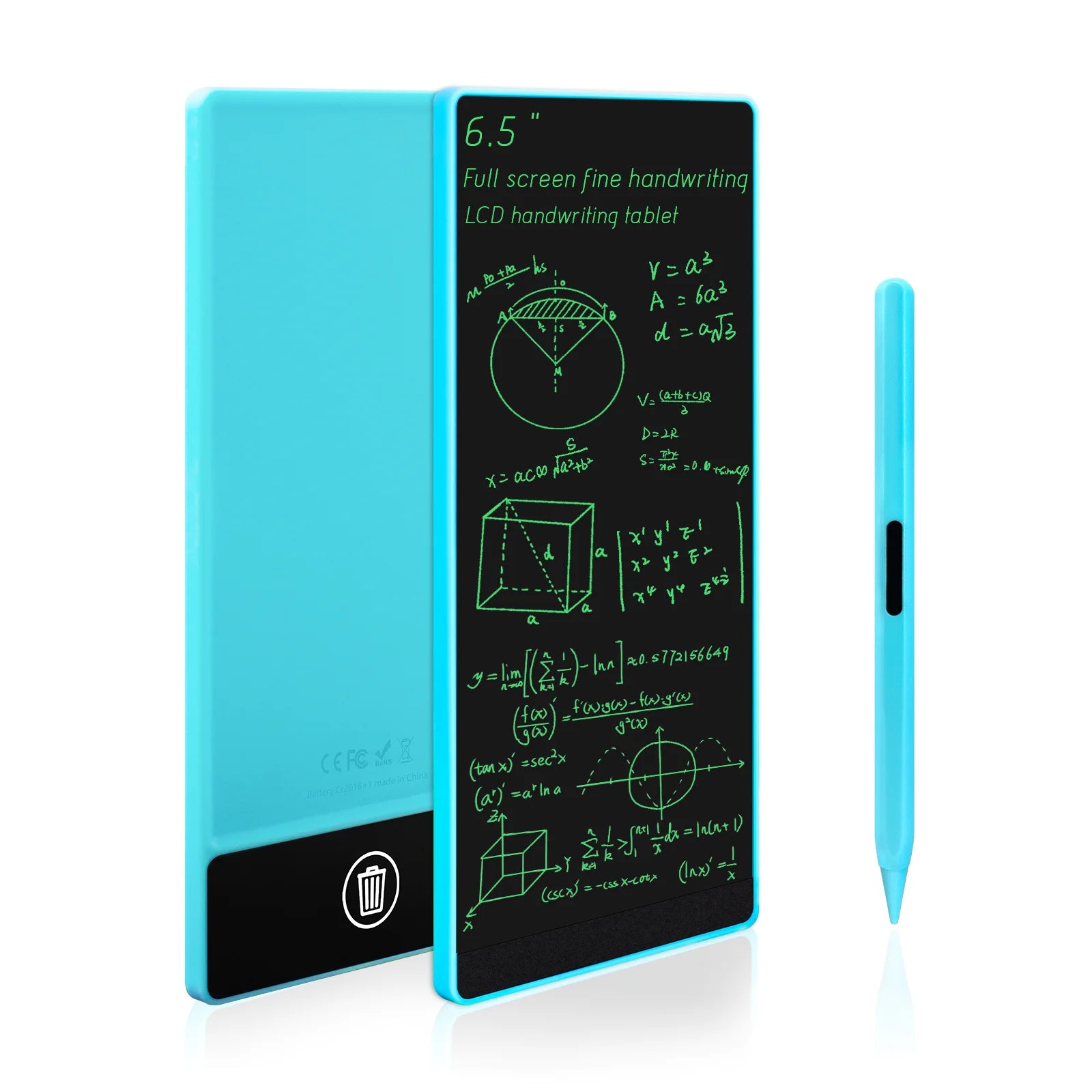 6.5 inch Full Screen Superfine Handwriting LCD Writing Tablet Meeting Content Magnetic Sketch Pad Liquid Crystal Drawings Board