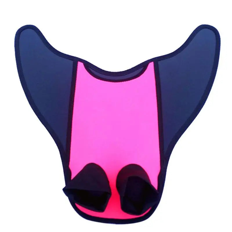 Swimming Fins Swimming Training Double-foot Fins Short Blade Flippers Swim Fin Swimming Flippers For Snorkeling Diving Equipment