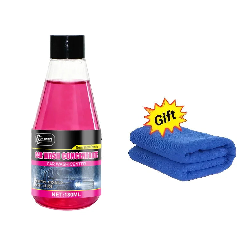 180ml Car Wash Liquid - Restores Car Body Shine, Suitable for All Vehicle Surfaces, Efficient and Gentle