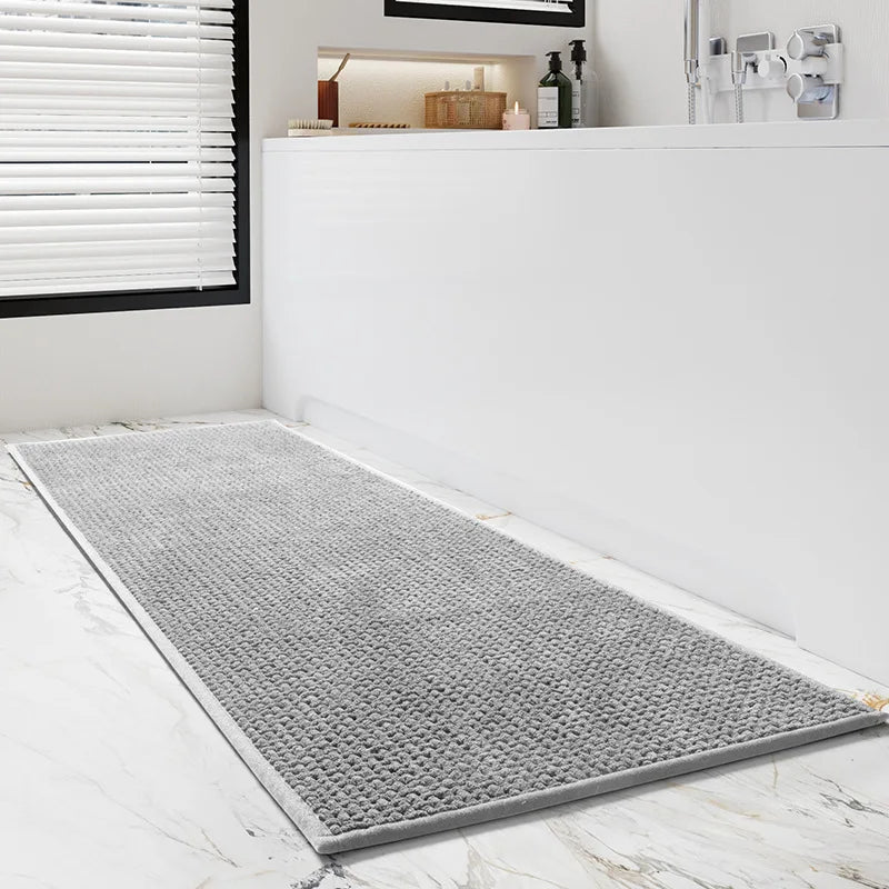 Bath Rug Mat Non-Slip Absorbent Bathroom Rug for Home Decor Carpet Soft Shower Foot Pad Tapis Salle De Bain Alfombra 욕실 발매트 화장실