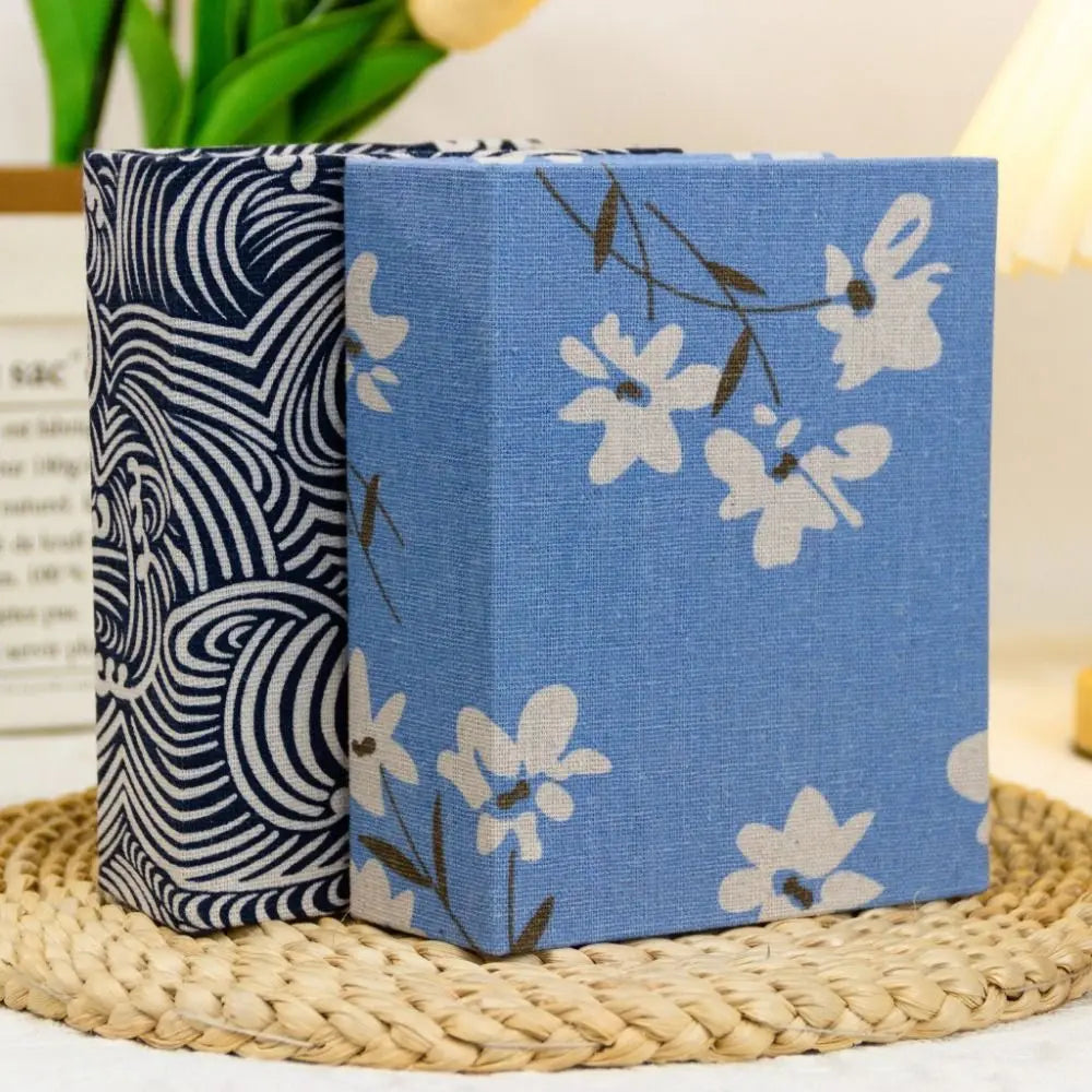 New 100 Pockets Photo Album 4x6 Photos Small Scrapbook Album Linen Cover Slip-in Picture Albums DIY Writable Photo Storage