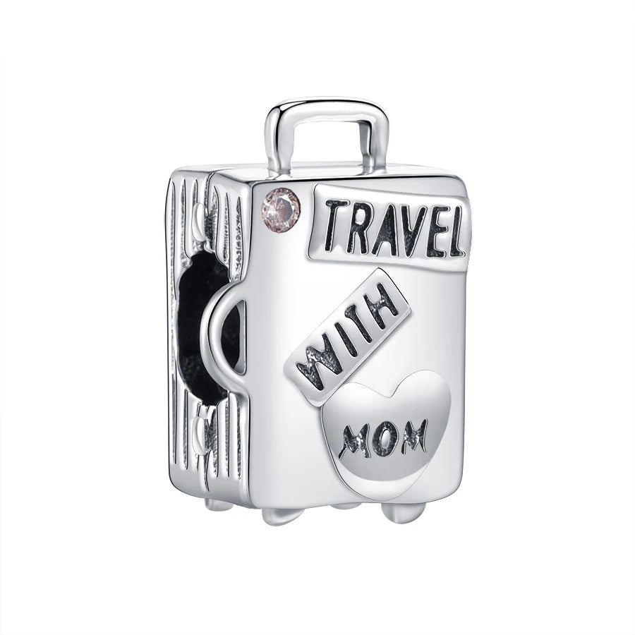 Hot Sale 925 Silver Plane Passport Donut Speedboat Motorbike TV Charm Bead Diy Fit Original Pandent Charms Bracelet Jewelry