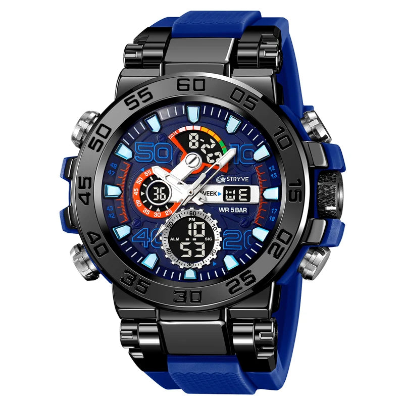new style stryve S8030 hot sales men watches 5atm waterproof boys' sports watches