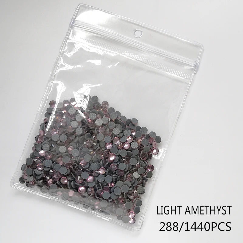 High Quality Glass Clear Hotfix Rhinestone  SS4-SS30 Hot Fix Rhinestones for Clothes Decorations DIY Wedding Dress Rhinestones