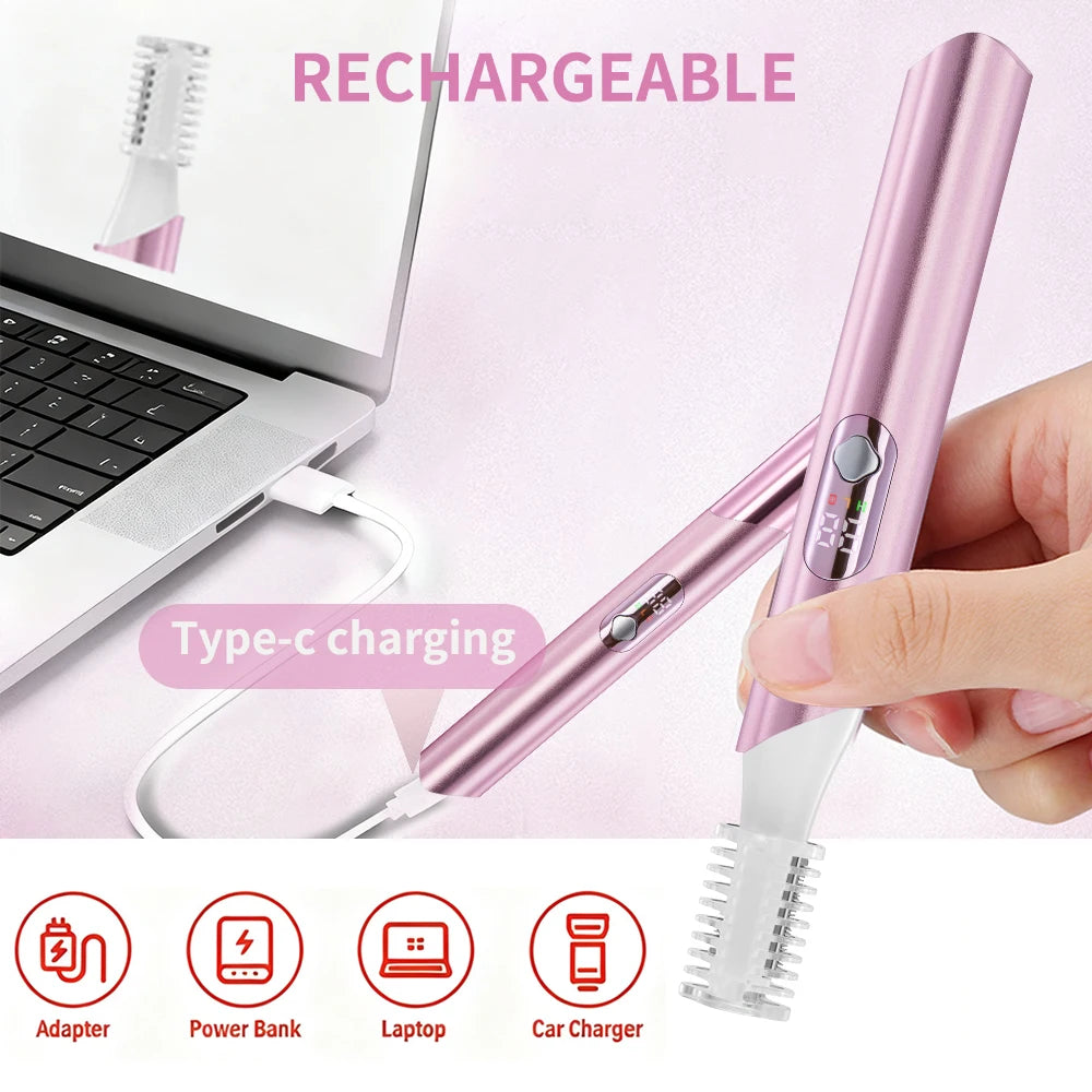 Eyebrow & Nose Trimmer - IPX7 Waterproof Compact