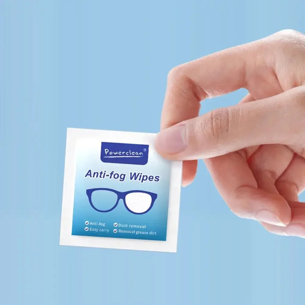 100Pcs/1-5Box Glasses Cleaner Wet Wipe Disposable Anti Fog Misting Dust Remover Cleaning Lens Wipes Sunglasses Phone Screen