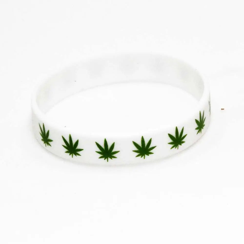 Women Girl Minimalism Silicone Fashion Jewelry Maple Leaves Creative Maple Leaf Bracelet Bangle Wristband Silicone Bracelet