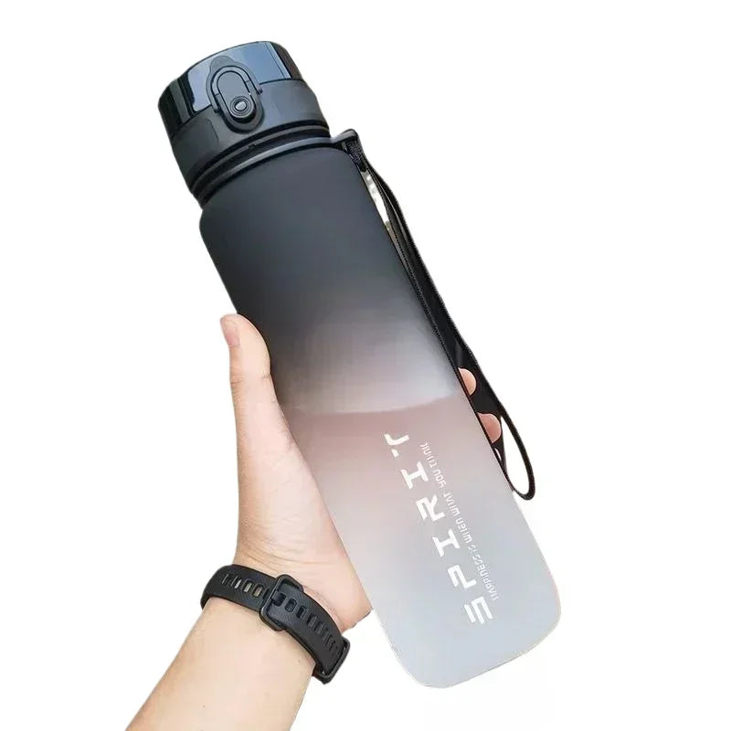 500ML/650ML/1000ML Sports Water Bottle Leak Proof Colorful Plastic Cup Drinking Outdoor Travel Portable Gym Fitness Jugs