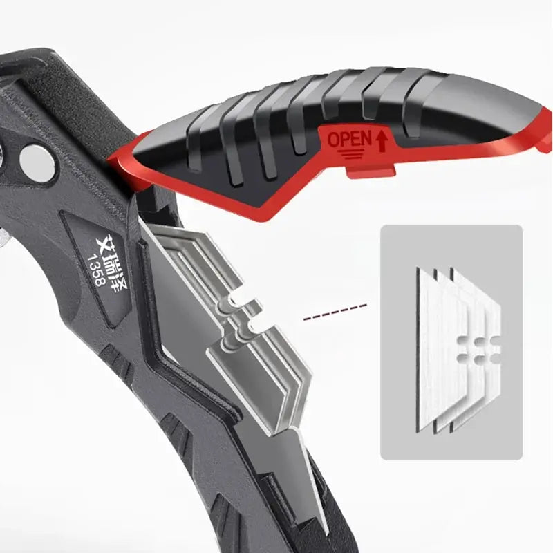 Art Knife Heavy-duty All Steel Thick Durable And Sturdy Folding Knife Cable Stripping Knife Wallpaper Knife