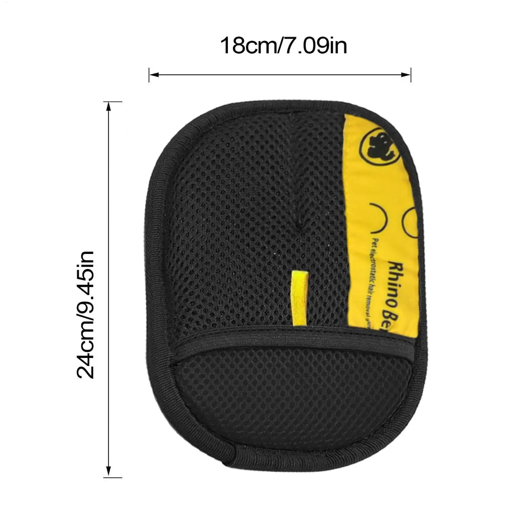 2Pcs Cat Grooming Glove for Brushing & Massage,Pet Hair Remover Gloves - Double-Sided Enjoy Combing, Remove Loose Hair FromPet