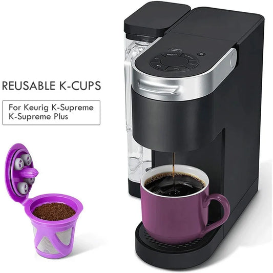 【NEW PRODUCTS TO BE RELEASED IN 2026 】Reusable K-Cup Coffee Capsules For Keurig Machines-Eco-Friendly Design Works For Multiple