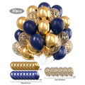 30Pcs 12 Inch White And Golden Balloons Pearl White Balloons Golden Confetti Balloons For Birthday Weddings Anniversary Party