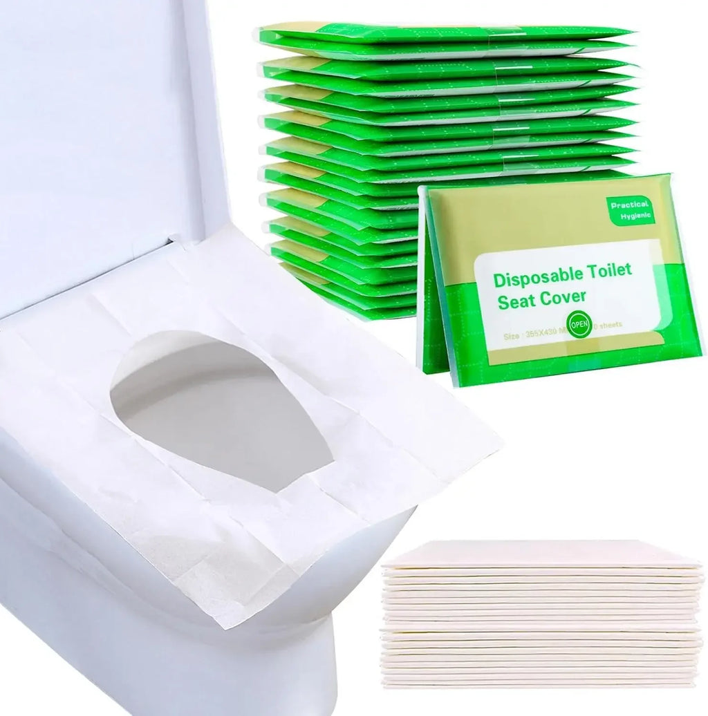 Disposable Toilet Seat Cover Portable Travel Camping Hotel Bathroom Degradable Waterproof Toilet Mat Accessories