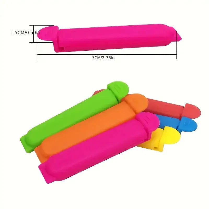 30pcs Multicolor Food Sealing Clips: Keep Snacks Fresh and Dry - 7cm Clips, Perfect for Kitchen Storage