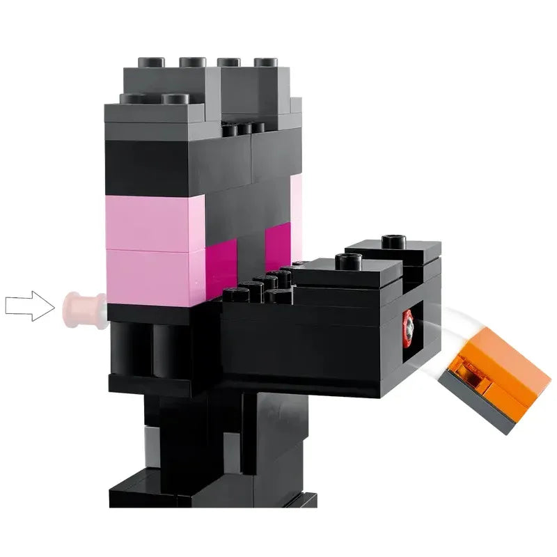 Compatible MOC Sets MOC World Series Building Blocks The End Arena Enderman Children's Holiday Gifts Assembling Toys 21242