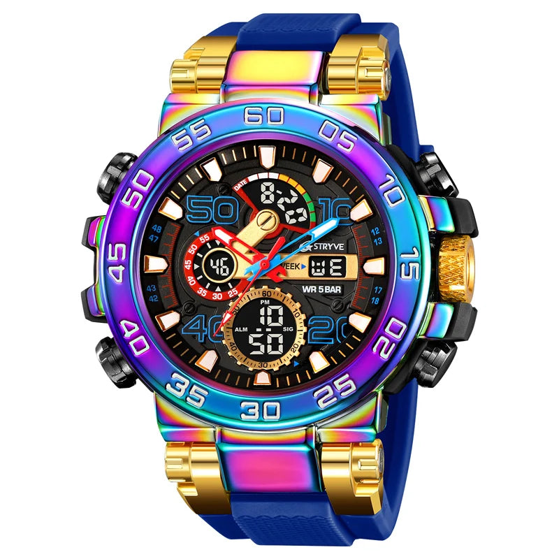 new style stryve S8030 hot sales men watches 5atm waterproof boys' sports watches