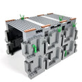 MOC Set Toy Series: Railway Tracks Tunnels Caves Rocks Artificial Hills and Puzzle-Assembly Blocks for Boys' Festive Gifts