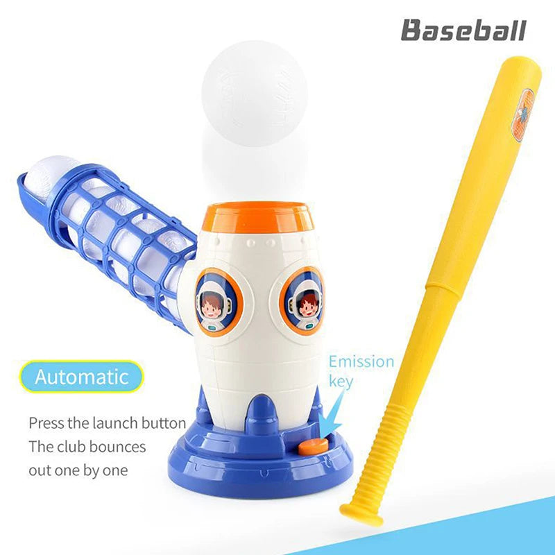 Baseball Game Children Sports Outdoors Toy Ball Sets with Plastic Baseball Bat and Training Equipment Toys for Boys Kids Gifts