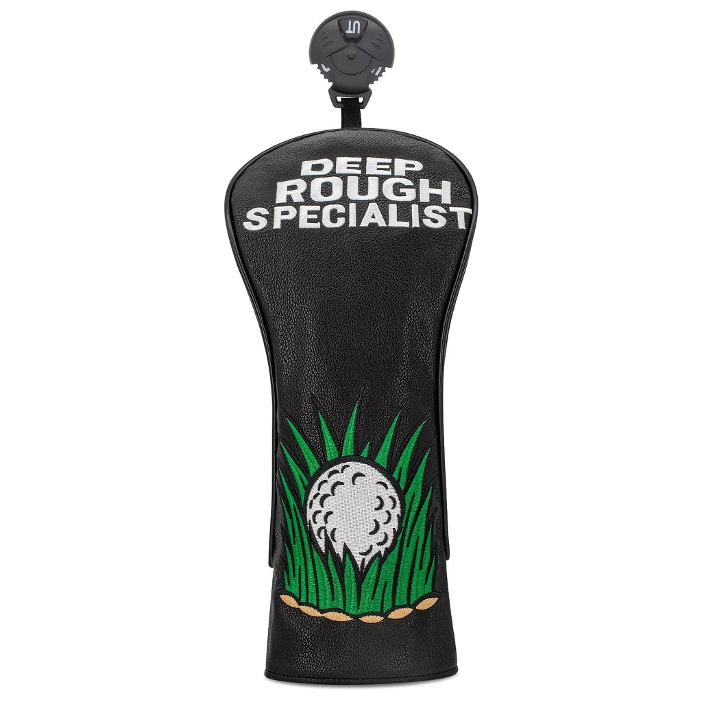 Golf Club Head Covers Designed in a Grass Ball Style, Available for Single Or Sets of Three for Drivers, Fairways, And Hybrids.