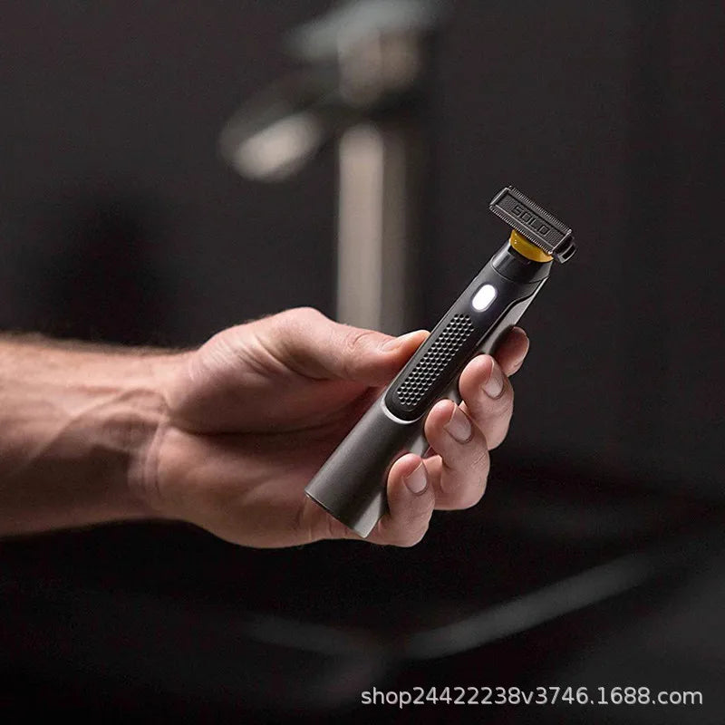USB Electric Full Body Shaver – T-Blade Razor for Beard, Armpit & Body, Washable