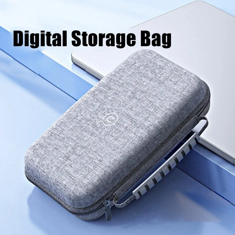New Waterproof Double Layers Storage Bags Cable Cord Organizer Travel Bag Small Electronics SD Card Power Bank Storage Bag