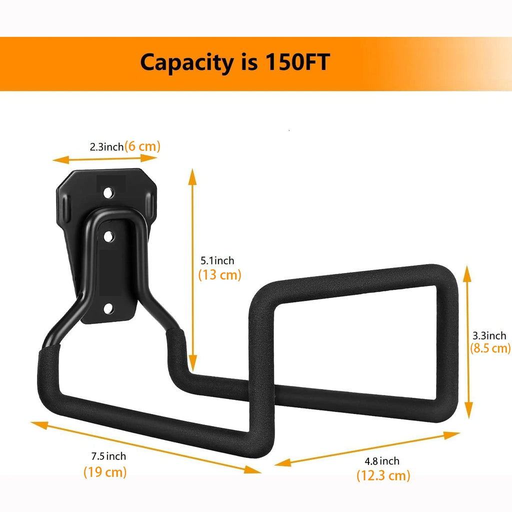 1/2pcs Garden Hose Bracket-hose Hanger Wall Mount,heavy Duty Water Pipe Holder for Yard Outdoor/indoor,metal Durable Hose Hooks,