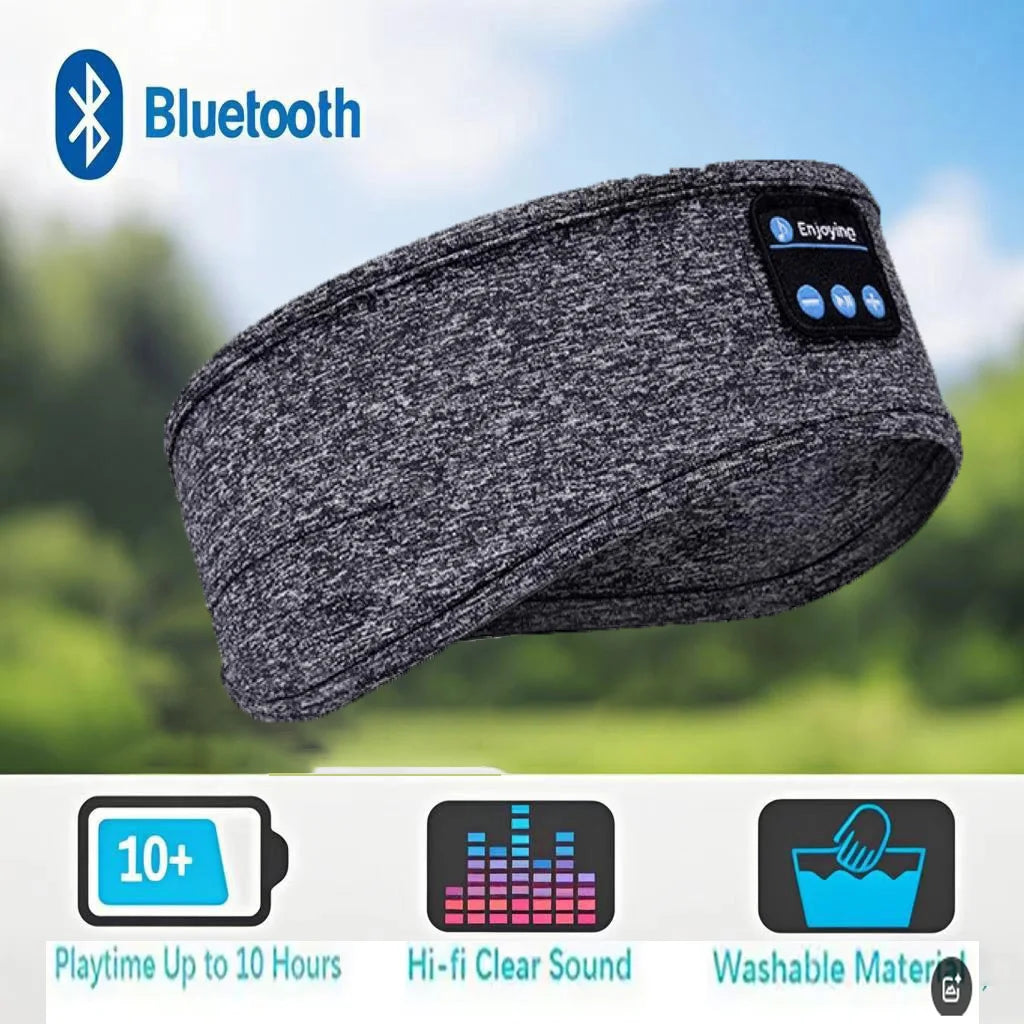 New bluetooth sleep headset wireless headphones music eye mask sleep sports headband outdoor running yoga headband