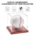 Baseball Display Case Acrylic Baseball Display Case Collectibles Storage Clear Organizer for Sport Lovers Friends Family Men
